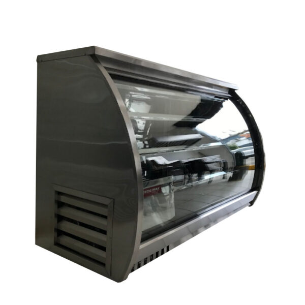 VITRINA CHARCUTERA VIDRIO CURVO